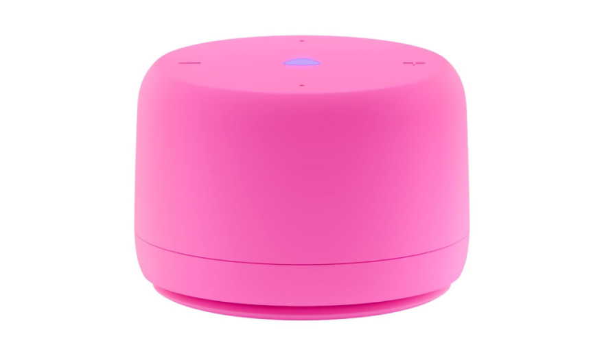Умная колонка Yandex ЯндексСтанция Лайт 2 с Алисой, без часов, 6 Вт, розовый, YNDX-00028PNK