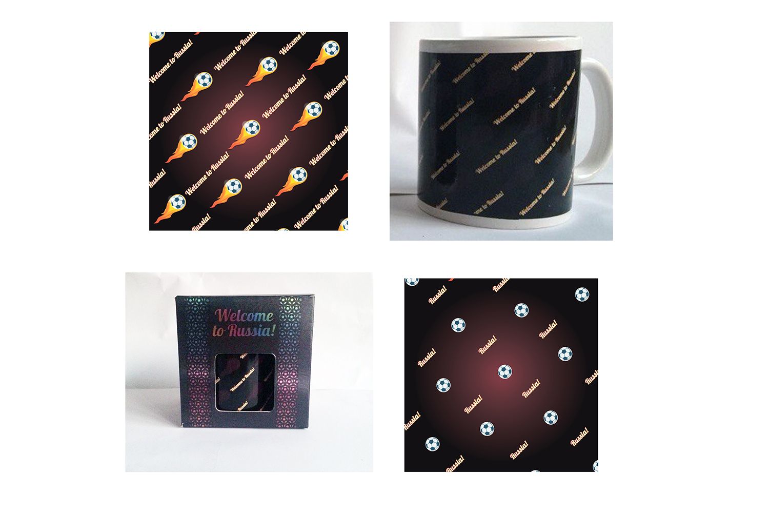 Керамическая кружка-хамелеон 