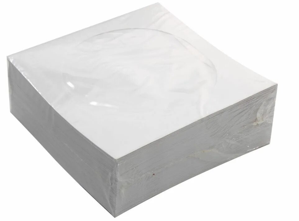 Конверты бумажные Mirex для CD с окном, с вырубным язычком (100шт.)