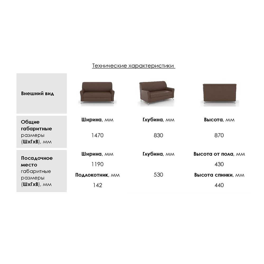 Европа двойка габариты